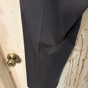 Haggar Men's Gray Khaki Classic Fit Flat Front Pants Big & Tall Size 50W x 32L